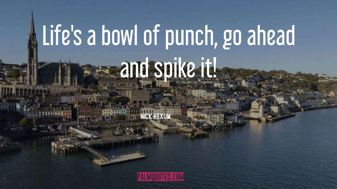 Bowls quotes by Nick Hexum