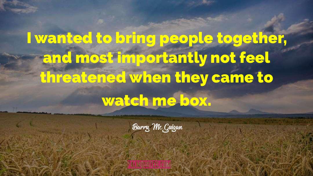 Box Envy quotes by Barry McGuigan