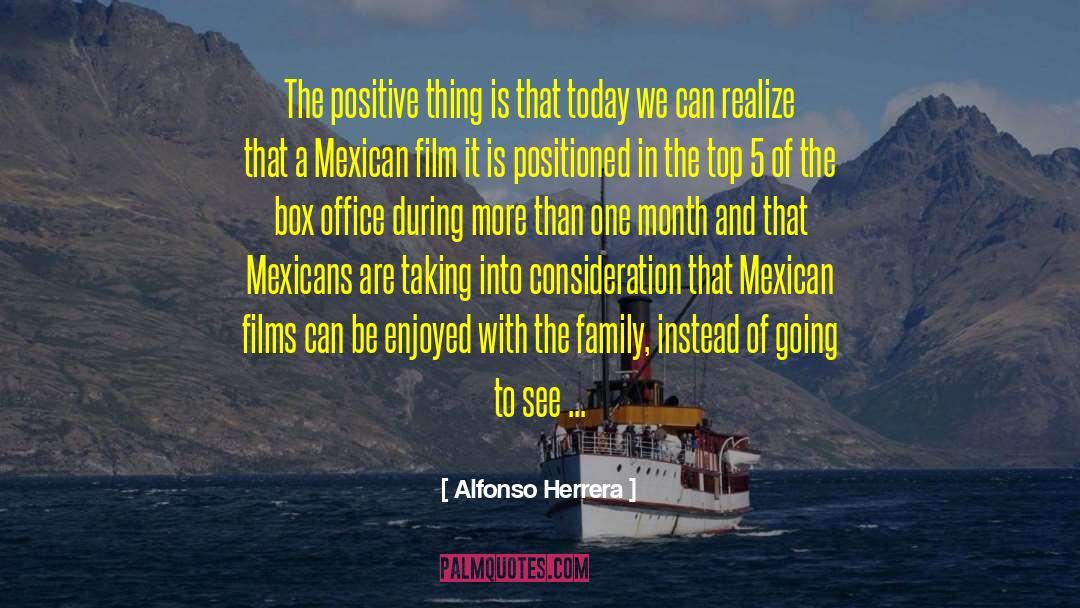 Box Office quotes by Alfonso Herrera