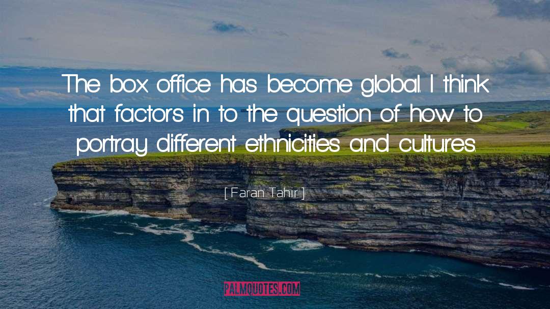 Box Office quotes by Faran Tahir