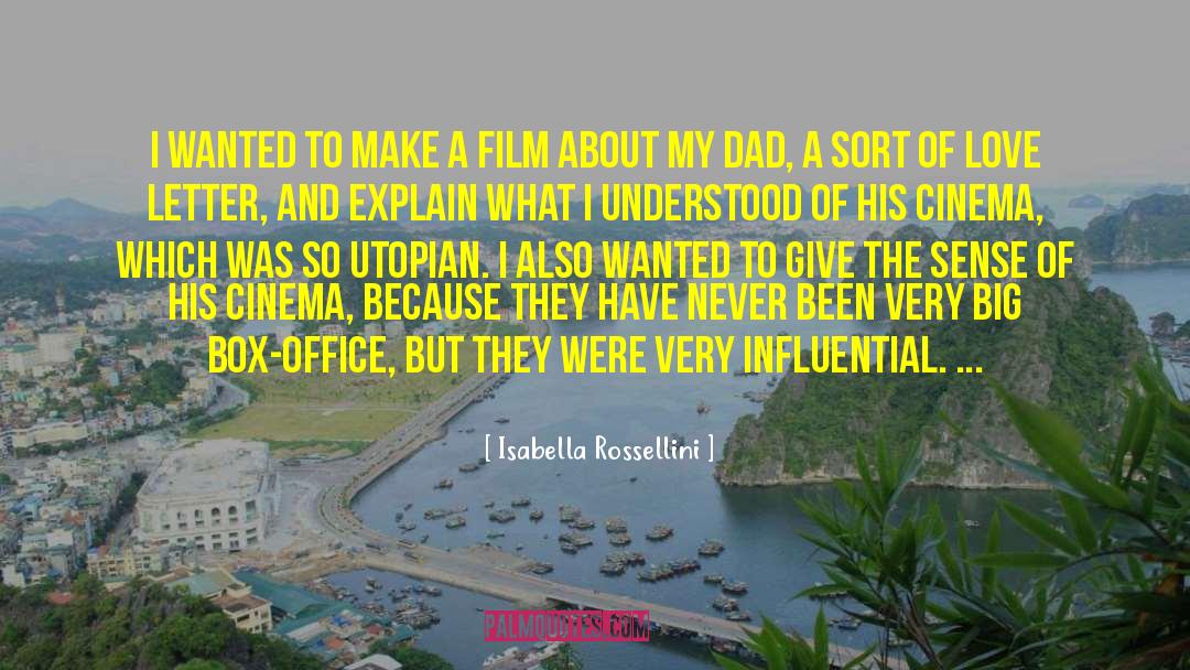 Box Office quotes by Isabella Rossellini