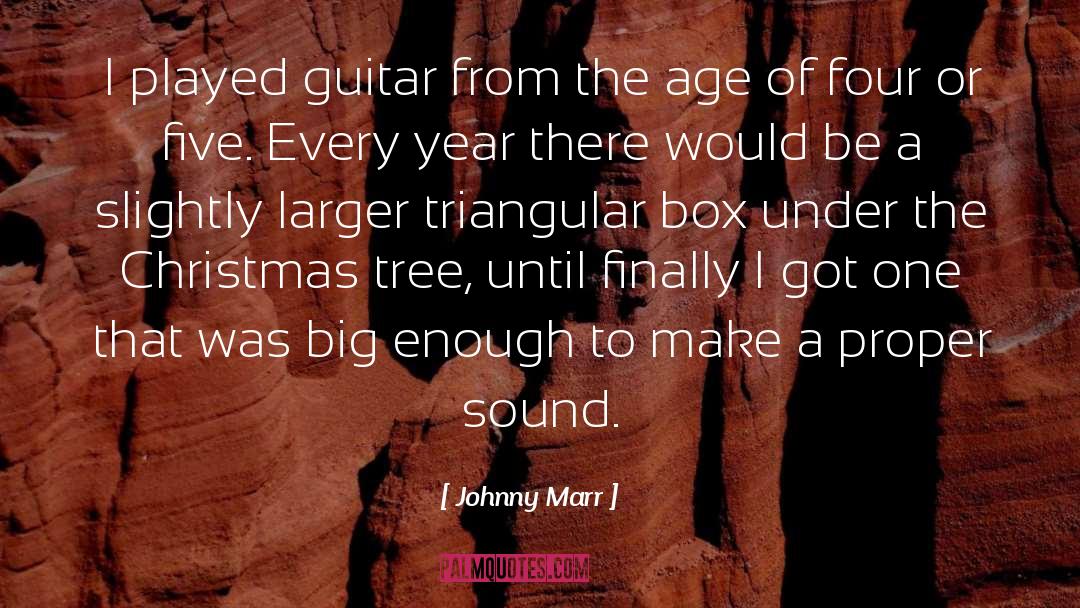 Box quotes by Johnny Marr