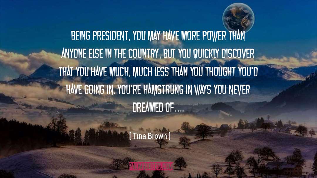 Boxberg Power quotes by Tina Brown