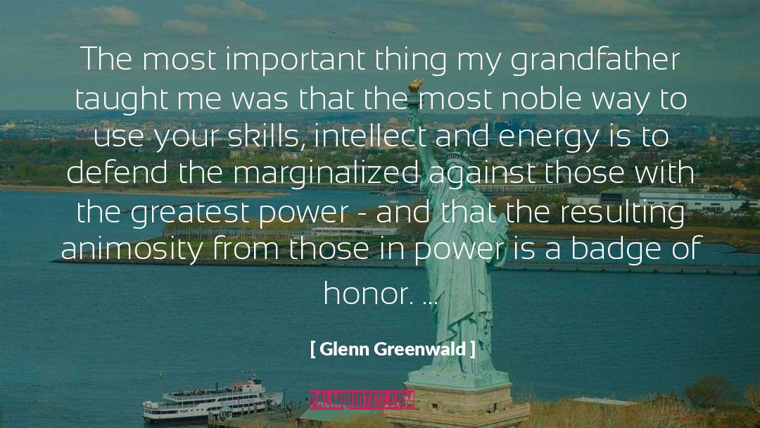 Boxberg Power quotes by Glenn Greenwald