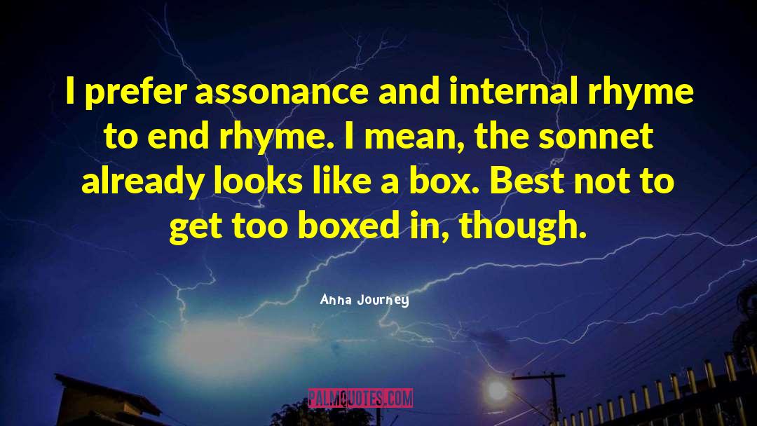 Boxed quotes by Anna Journey
