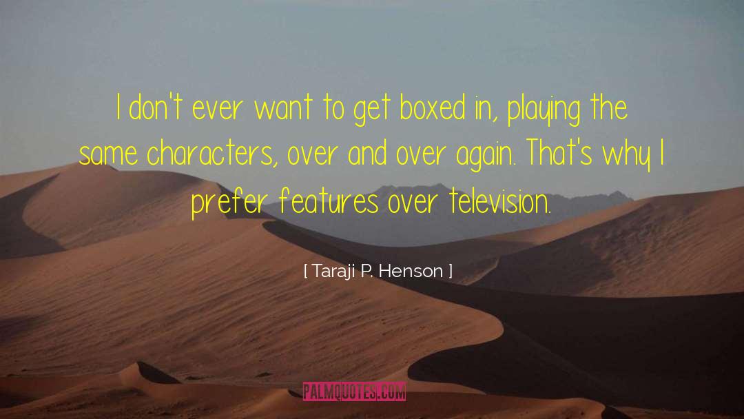 Boxed quotes by Taraji P. Henson