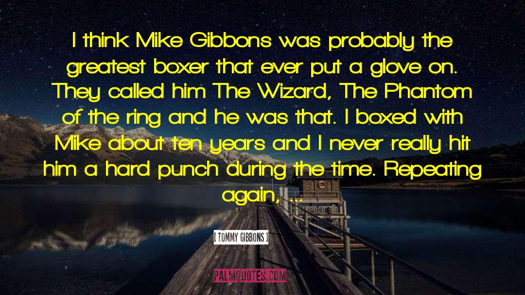 Boxed quotes by Tommy Gibbons