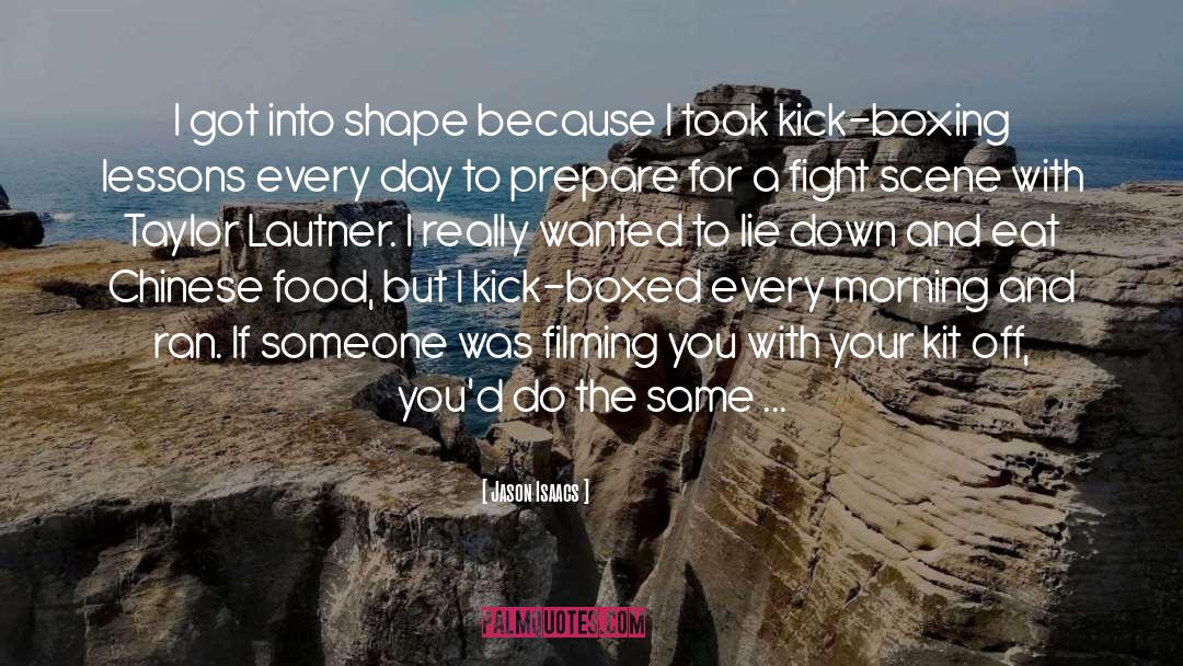 Boxed quotes by Jason Isaacs