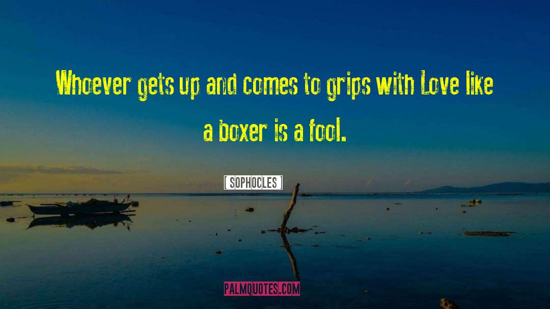 Boxer quotes by Sophocles