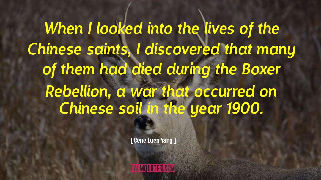 Boxer Rebellion quotes by Gene Luen Yang