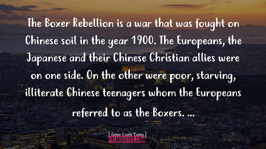 Boxer Rebellion quotes by Gene Luen Yang