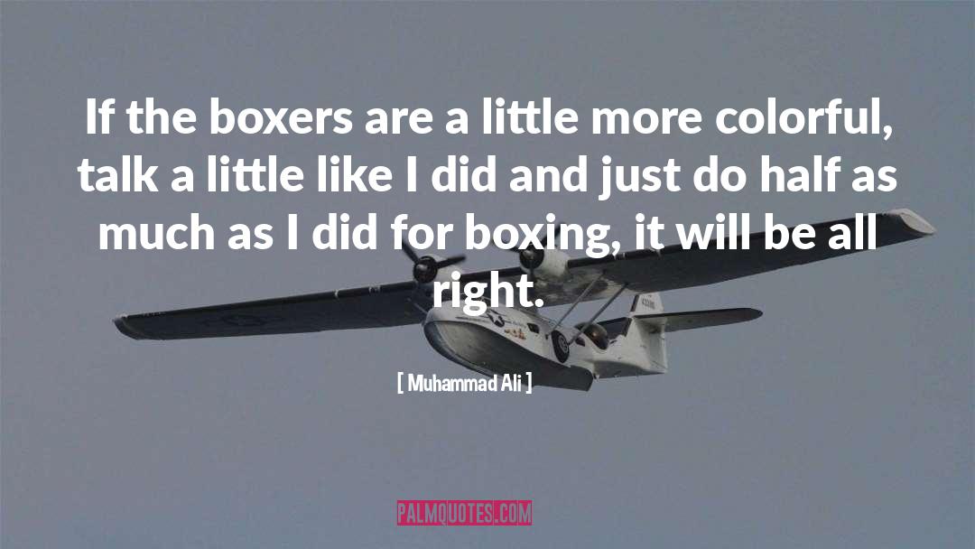 Boxers quotes by Muhammad Ali