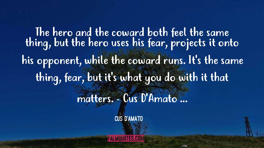 Boxing Motivational quotes by Cus D'Amato