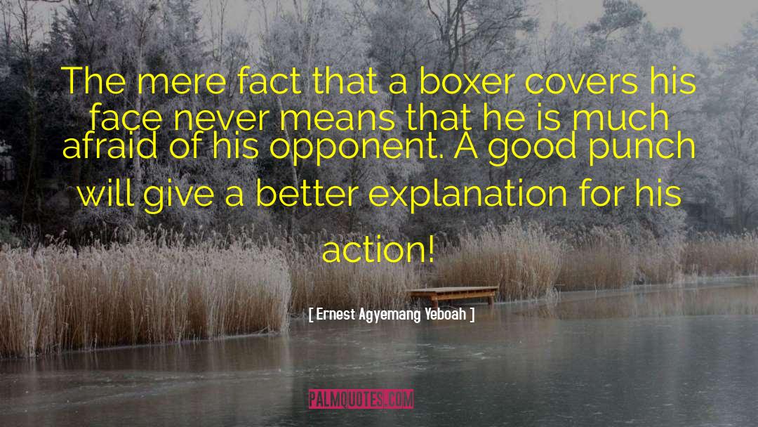 Boxing Punch quotes by Ernest Agyemang Yeboah