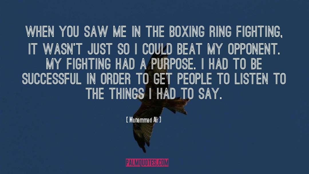 Boxing Ring quotes by Muhammad Ali