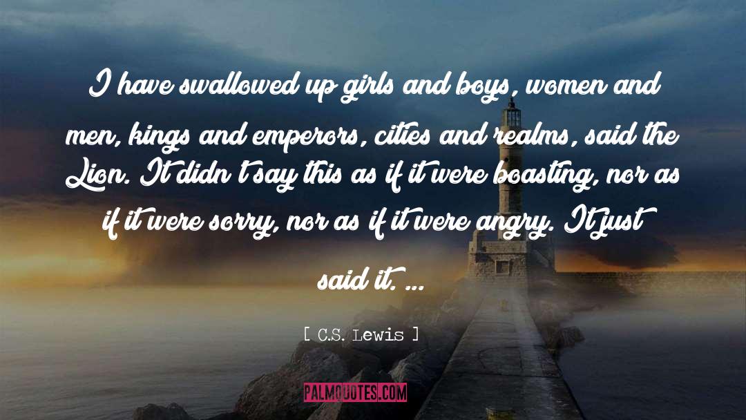 Boy And Girl quotes by C.S. Lewis