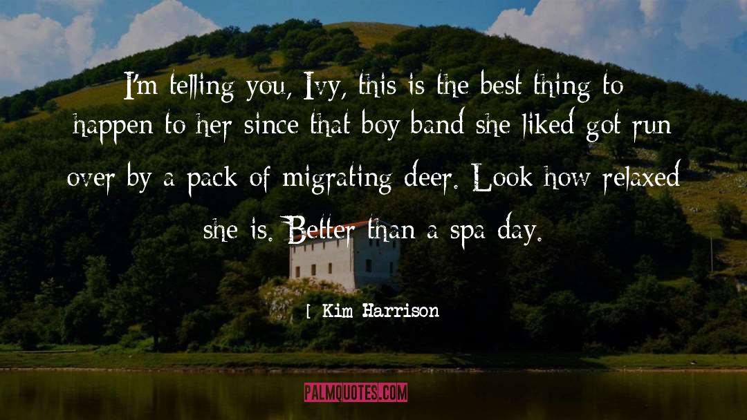 Boy Band quotes by Kim Harrison