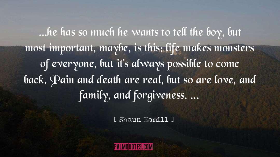 Boy Family quotes by Shaun Hamill