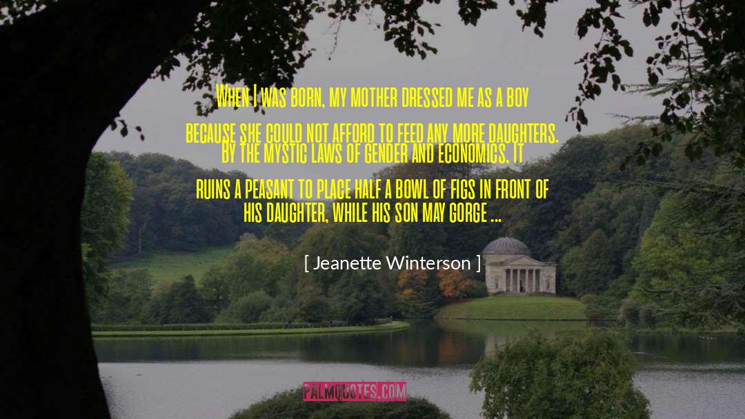 Boy Gender Reveal quotes by Jeanette Winterson