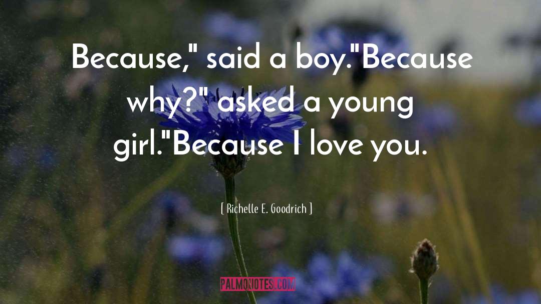 Boy Girl quotes by Richelle E. Goodrich