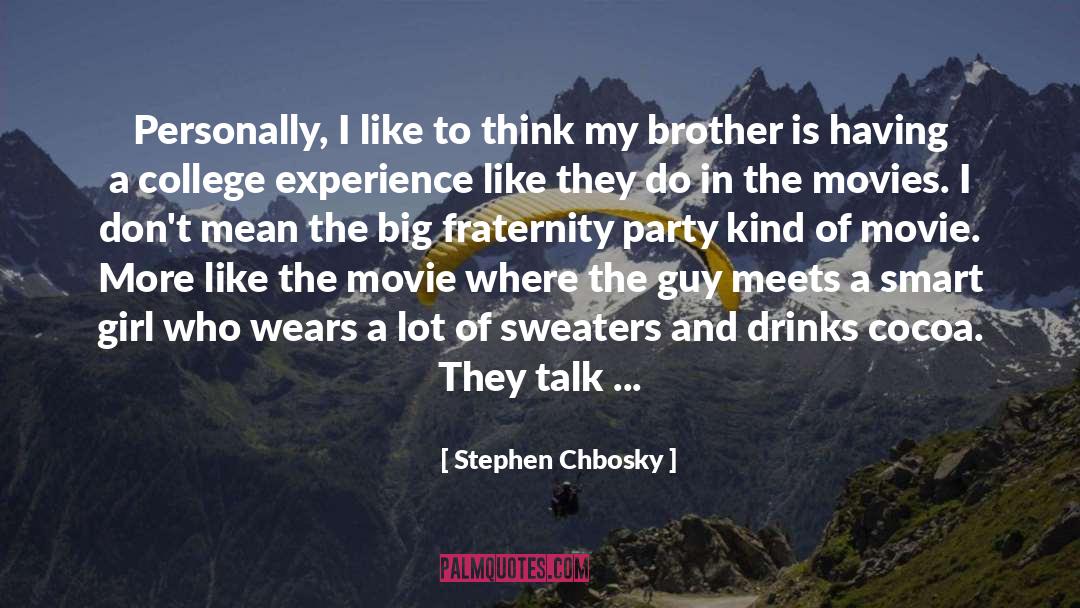 Boy Meets Girl quotes by Stephen Chbosky