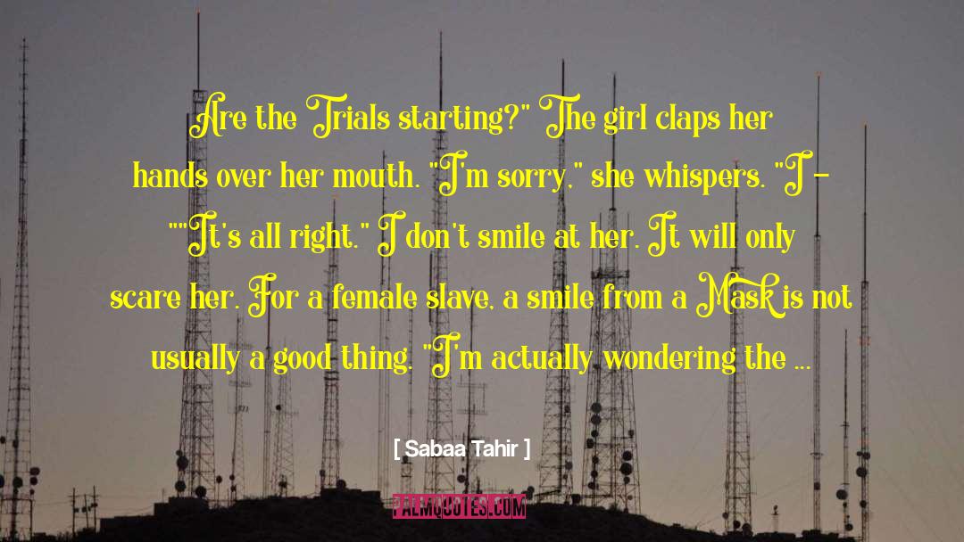 Boy Meets Girl quotes by Sabaa Tahir