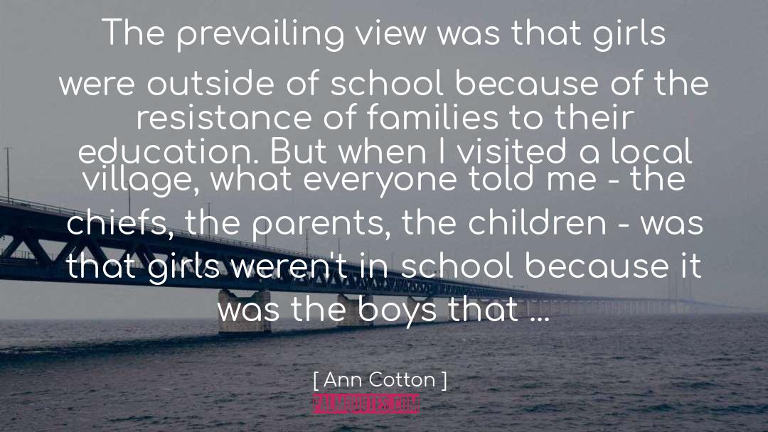 Boy Meets Girls Parents quotes by Ann Cotton