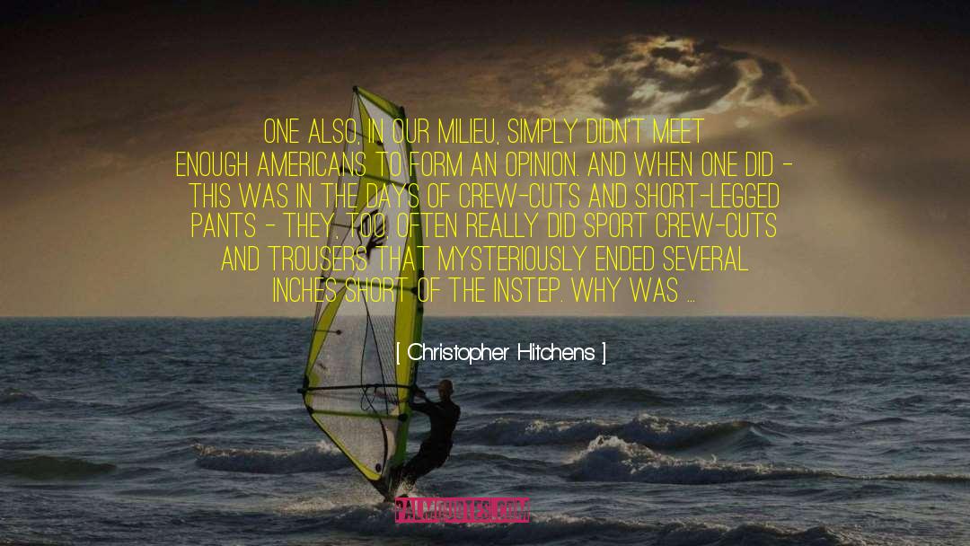 Boy On A Wire quotes by Christopher Hitchens