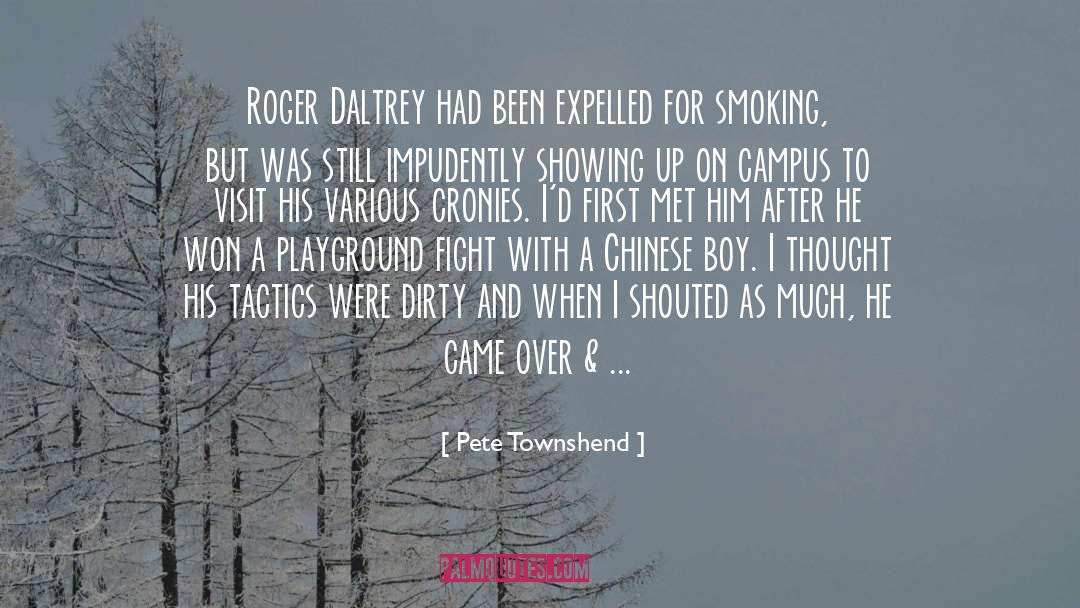 Boy quotes by Pete Townshend