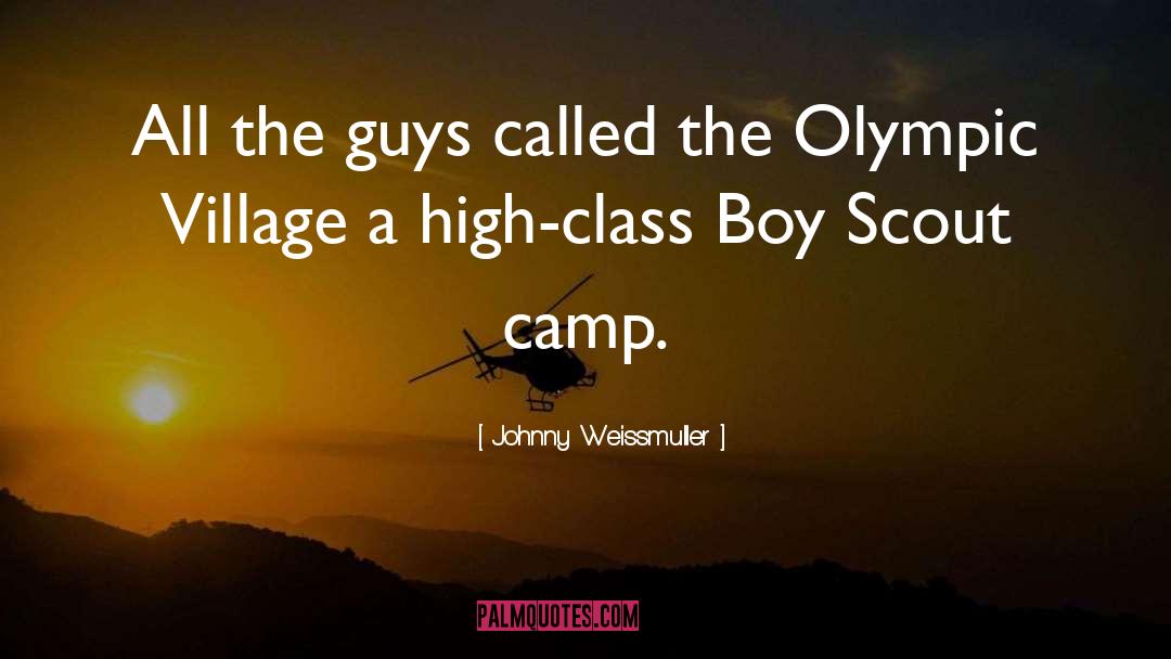 Boy Scout quotes by Johnny Weissmuller