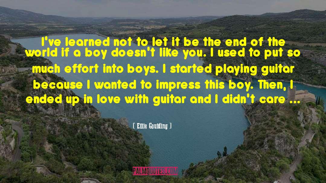 Boy Scout quotes by Ellie Goulding