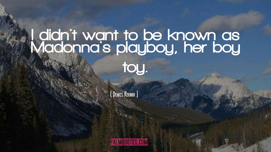 Boy Toy quotes by Dennis Rodman