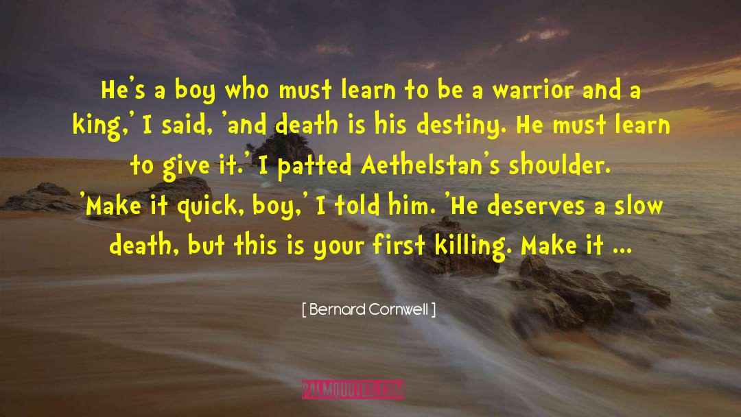 Boy Toy quotes by Bernard Cornwell