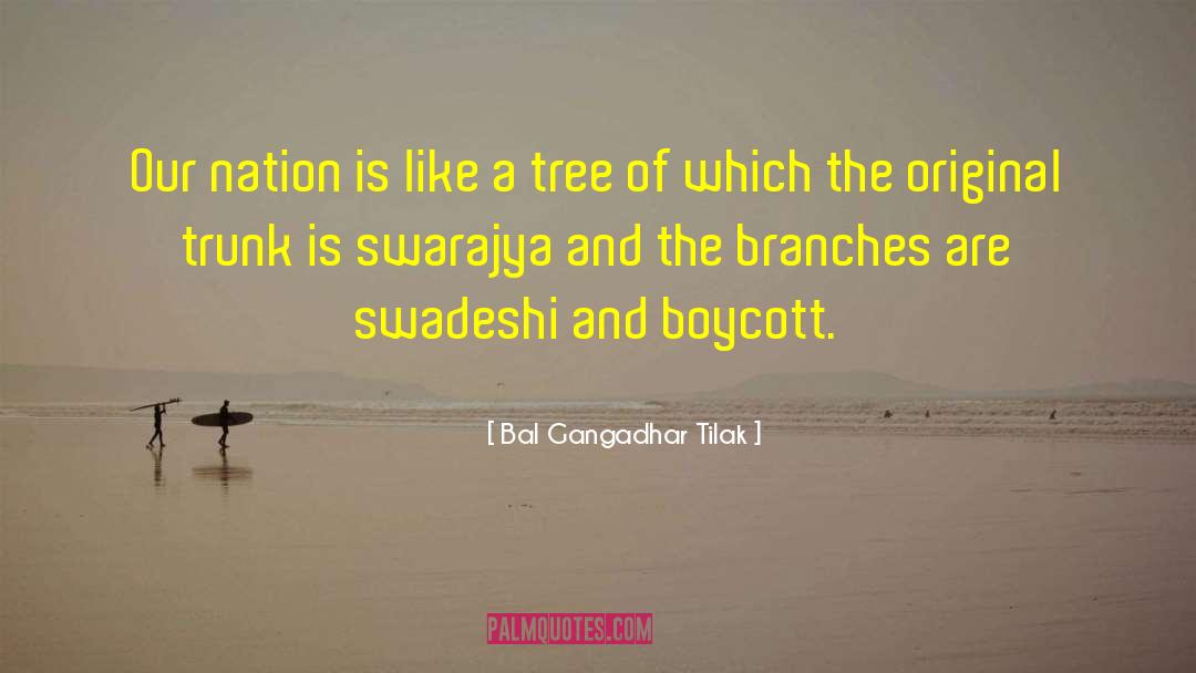 Boycott quotes by Bal Gangadhar Tilak