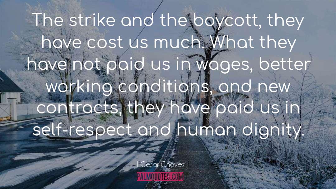 Boycott quotes by Cesar Chavez