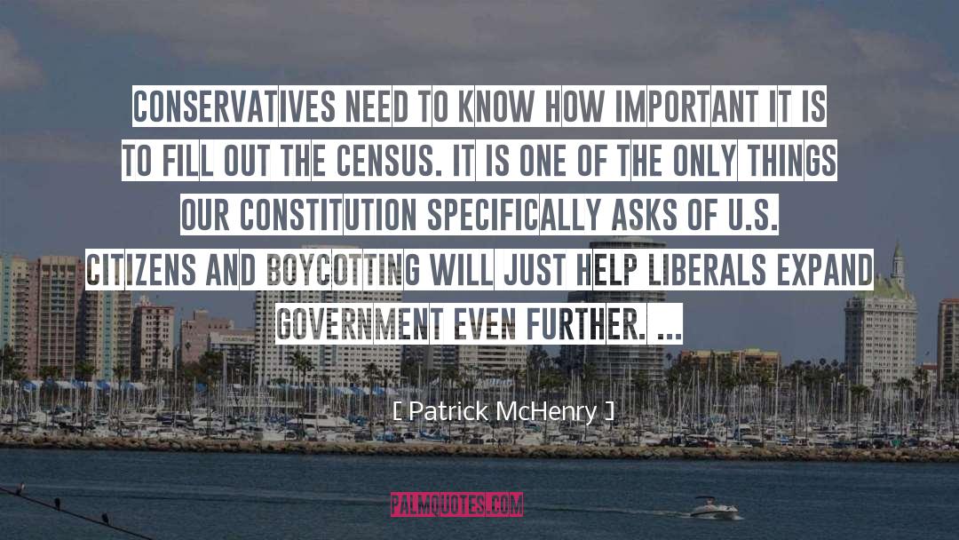 Boycotting quotes by Patrick McHenry