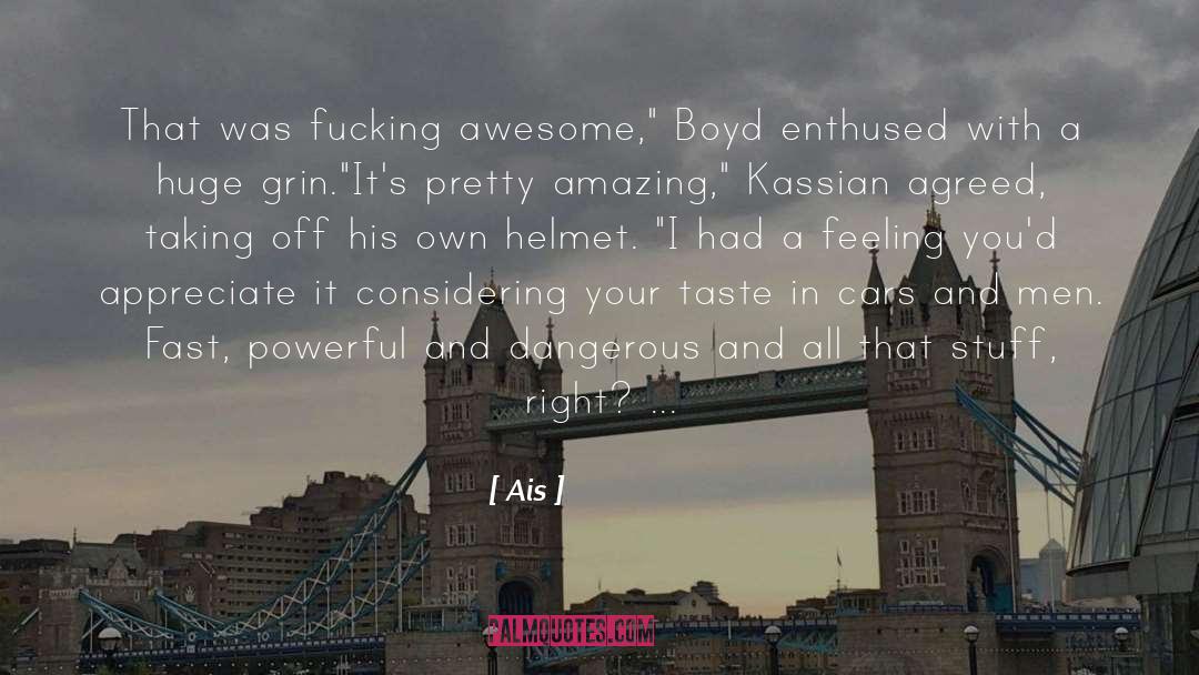 Boyd quotes by Ais