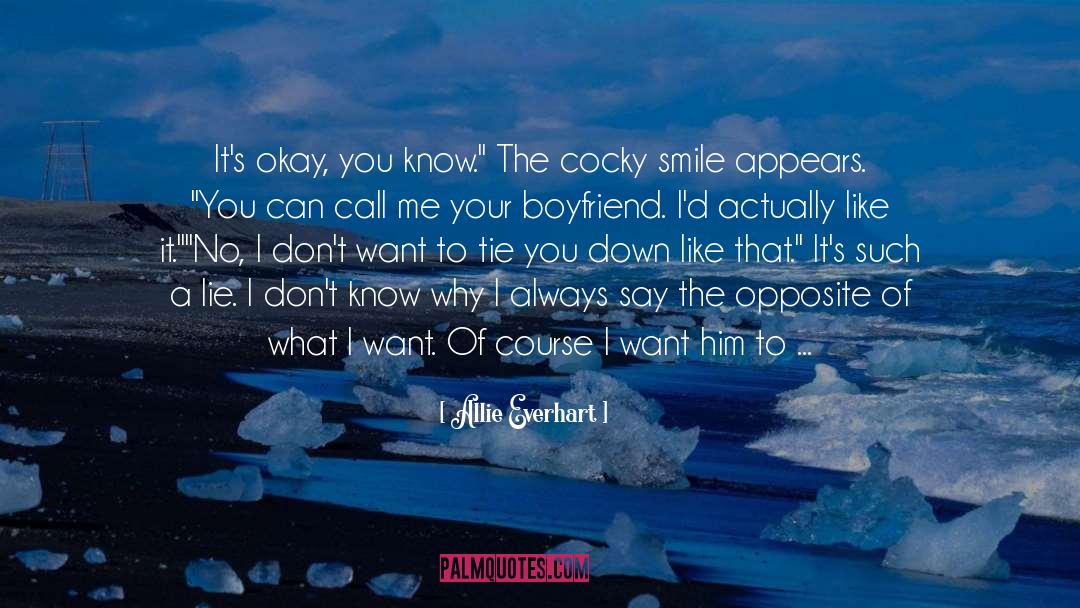 Boyfriend And Girlfriend Eventually quotes by Allie Everhart