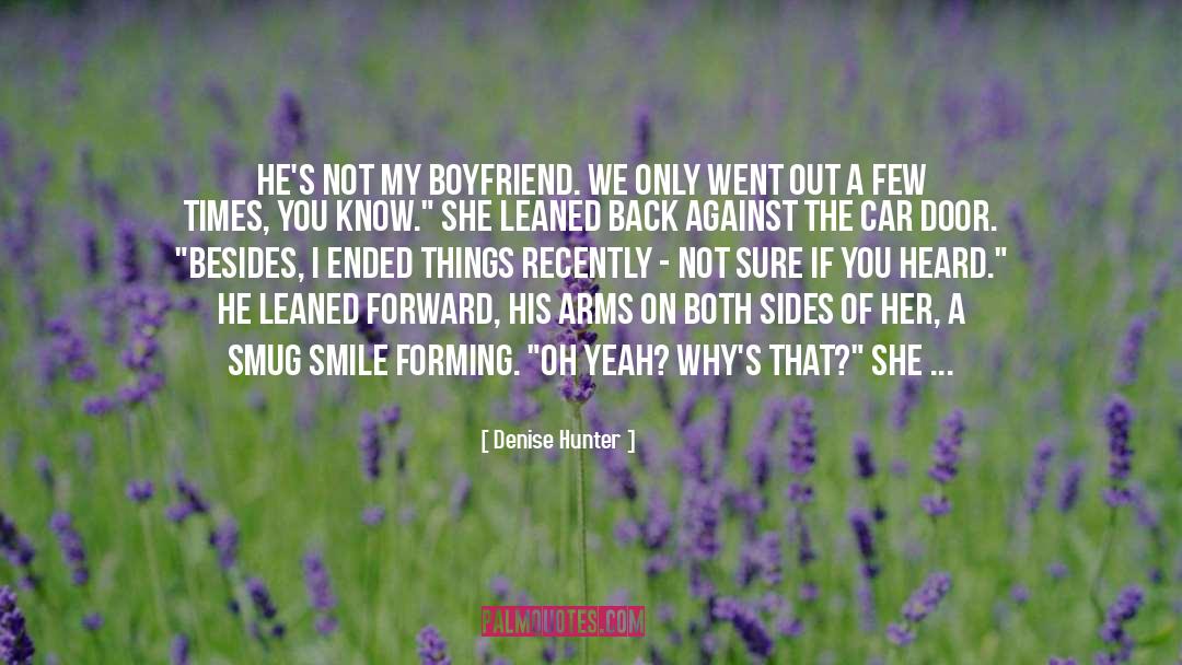 Boyfriend quotes by Denise Hunter