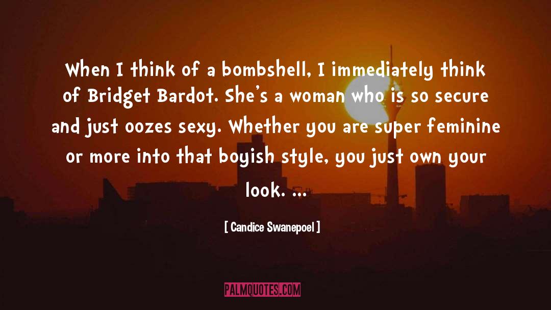 Boyish quotes by Candice Swanepoel