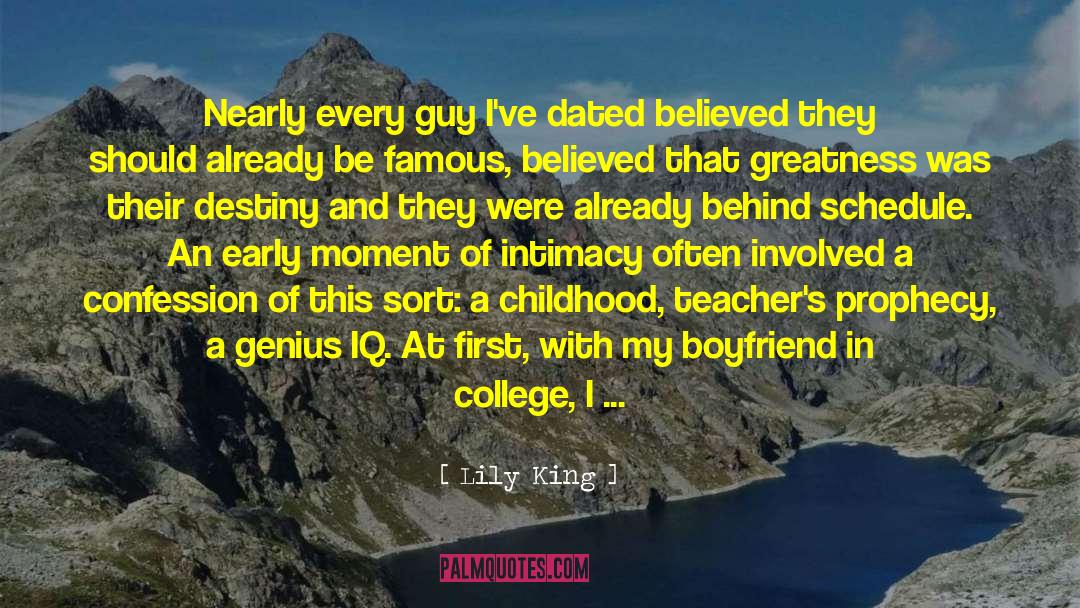 Boys And Their Toys quotes by Lily King