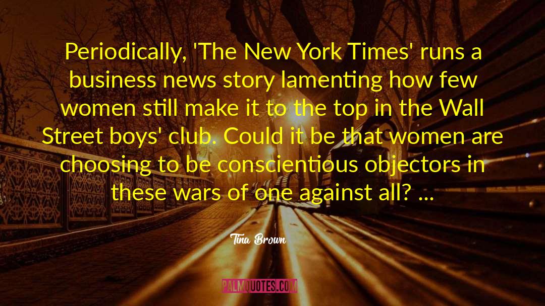 Boys Club quotes by Tina Brown