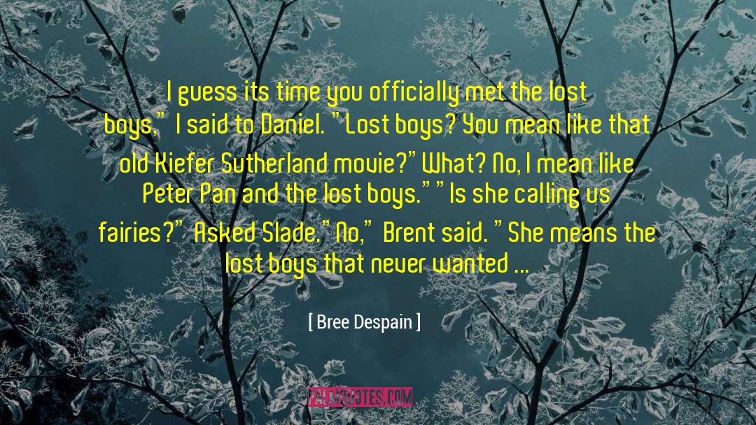 Boys Humor quotes by Bree Despain