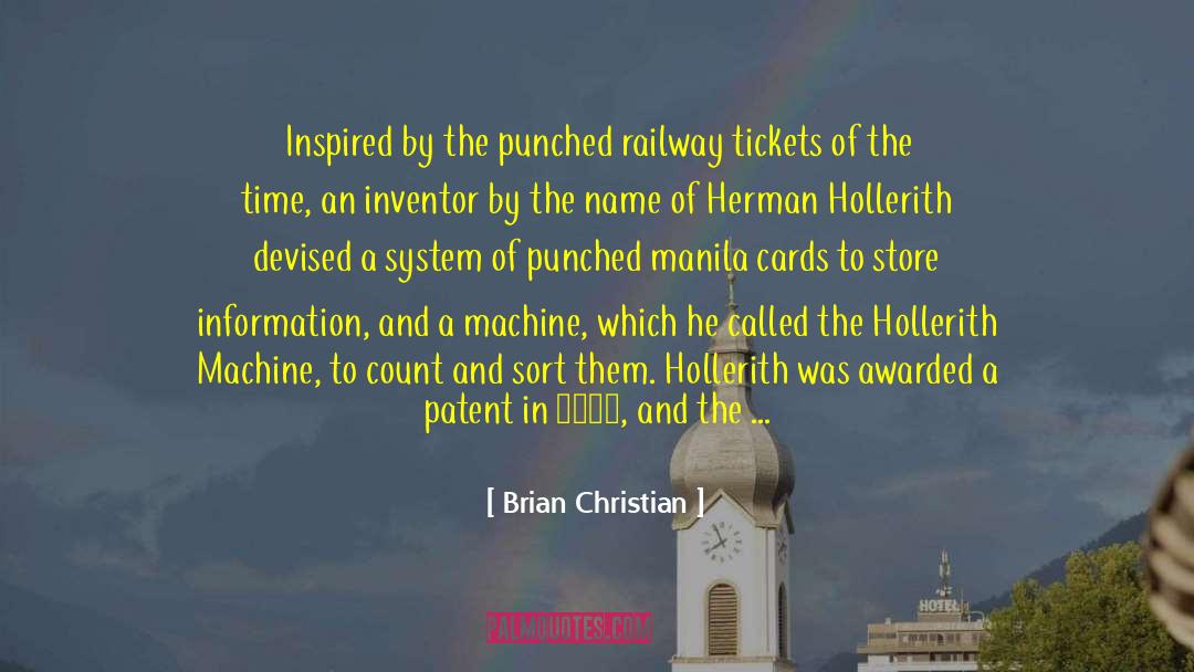 Bq Get Inspired quotes by Brian Christian