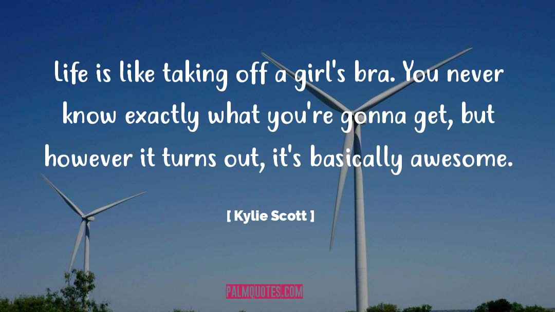 Bra quotes by Kylie Scott