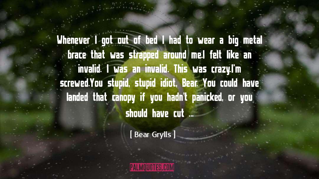 Brace quotes by Bear Grylls