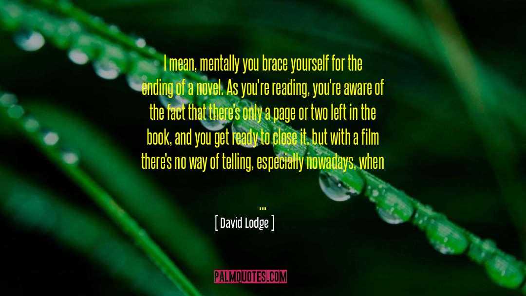 Brace Yourself For The Violence quotes by David Lodge