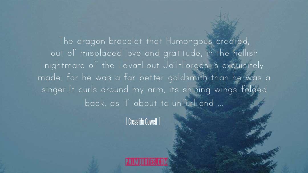 Bracelet quotes by Cressida Cowell