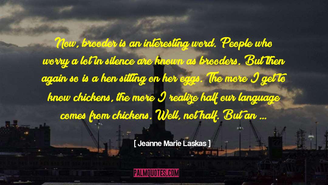 Bracket quotes by Jeanne Marie Laskas
