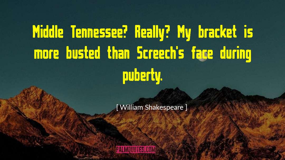 Bracket quotes by William Shakespeare